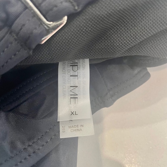 Black Ruched Ruffle Swim Skirt - Picture 10 of 12